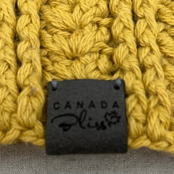 Hat and scarf set - Alpaca wool hat, plus Indigo soft knit scarf with fringe - Picture 5 of 12